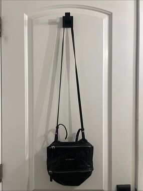 Givenchy Pandora Mini Black Crossbody Bag with Dual Zip Pockets
